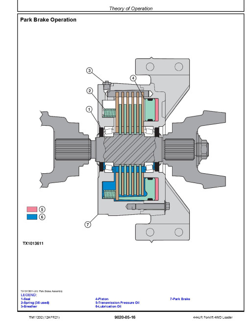 John Deere 444JR (SN. from 620388) Diesel Forklift Loaders Operation and Test Manual (TM11202) John Deere 444JR (SN. from 620388) Diesel Forklift Loaders Operation and Test Manual (TM11202)