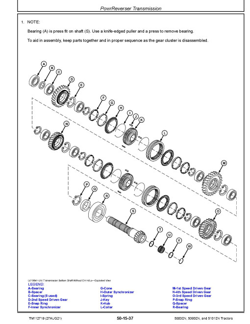 John Deere 5083EN, 5093EN and 5101EN T3/S2 and T3/S3A Tractors Repair Manual (TM112719) John Deere 5083EN, 5093EN and 5101EN T3/S2 and T3/S3A Tractors Repair Manual (TM112719)