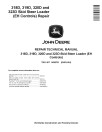 John Deere 319D, 323D Compact Track Loaders, 318D and 320D Skid Steer Loaders with EH Controls Repair Manual (TM11407)