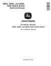 John Deere 180SL, 220SL and 260SL Walk Greens Mower Technical Manual (TM114119)