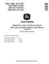 John Deere 326D, 328D and 332D Skid Steer Loaders with Manual Controls Operation and Test Manual (TM11430)