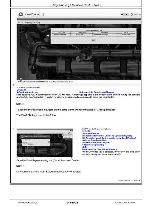 John Deere JDLink 2G and 3G Modular Telematics Gateways Technical Manual (TM114519)