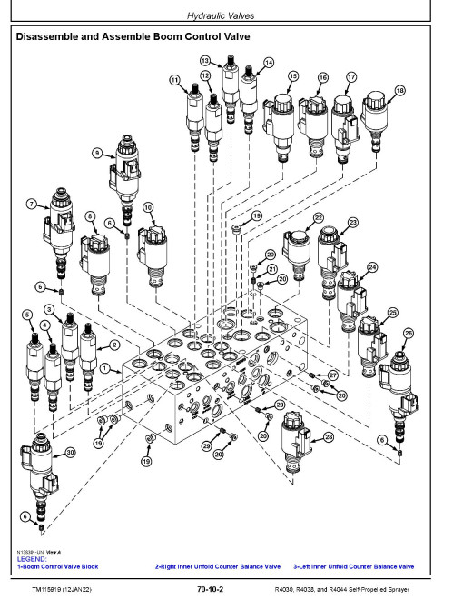 John Deere R4030, R4038 and R4044 Self-Propelled Sprayers (North American Edition) Repair Manual (TM115919) John Deere R4030, R4038 and R4044 Self-Propelled Sprayers (North American Edition) Repair Manual (TM115919)