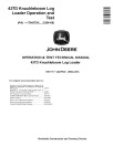 John Deere 437D (SN. before C254106) Knuckleboom Log Loaders Operation and Test Manual (TM11717)