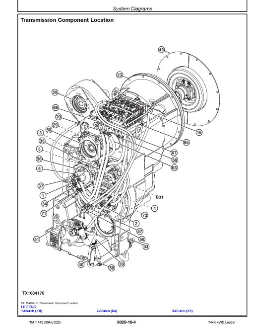 John Deere 744K (SN: E630720-664577) 4WD Loaders Operation and Test Manual (TM11742) John Deere 744K (SN: E630720-664577) 4WD Loaders Operation and Test Manual (TM11742)