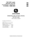 John Deere 744K (SN: 632968-664100) 4WD Loaders w.Engine 6090HDW06 (T3), 6090HDW08 (S2) Operation and Test Manual (TM11743)