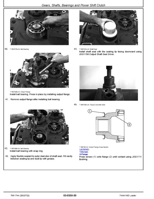 John Deere 744K (SN: E630720-664577) 4WD Loaders with iT4 Engine 6090HDW12 Repair Manual (TM11744) John Deere 744K (SN: E630720-664577) 4WD Loaders with iT4 Engine 6090HDW12 Repair Manual (TM11744)