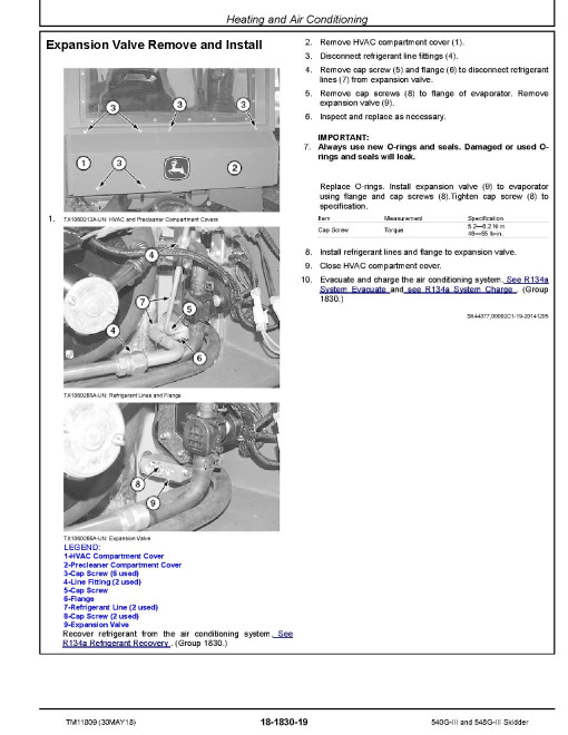 John Deere 540G-III Cable Skidders and 548G-III Grapple Skidders Repair Manual (TM11809) John Deere 540G-III Cable Skidders and 548G-III Grapple Skidders Repair Manual (TM11809)