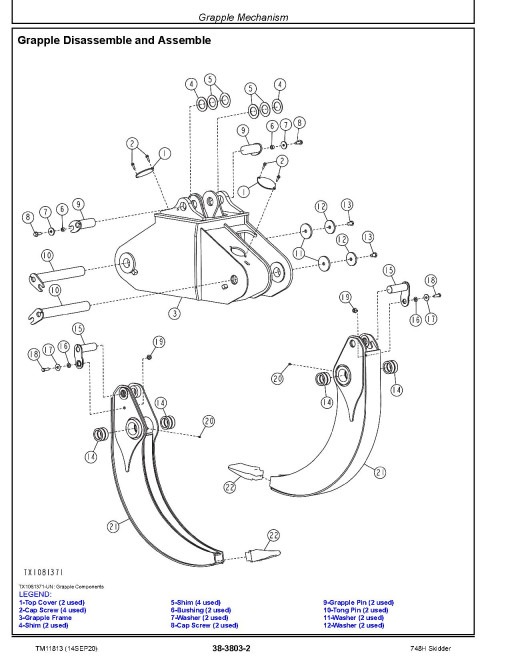 John Deere 748H (SN: 630436-) Grapple Skidders Repair Manual (TM11813) John Deere 748H (SN: 630436-) Grapple Skidders Repair Manual (TM11813)