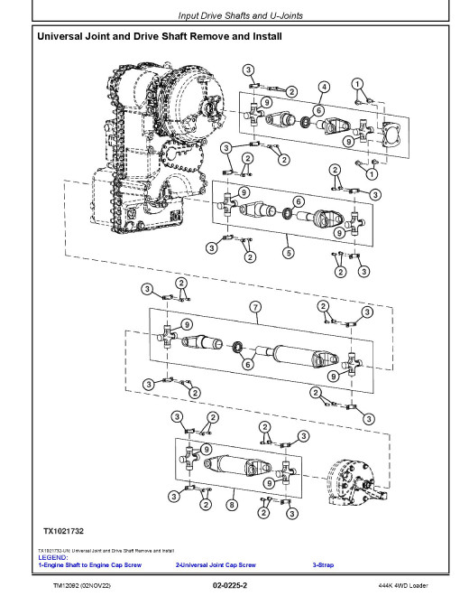 John Deere 444K (SN: D642101-670307) 4WD Loaders with T3 Engine 4045HDW54 Repair Manual (TM12092) John Deere 444K (SN: D642101-670307) 4WD Loaders with T3 Engine 4045HDW54 Repair Manual (TM12092)