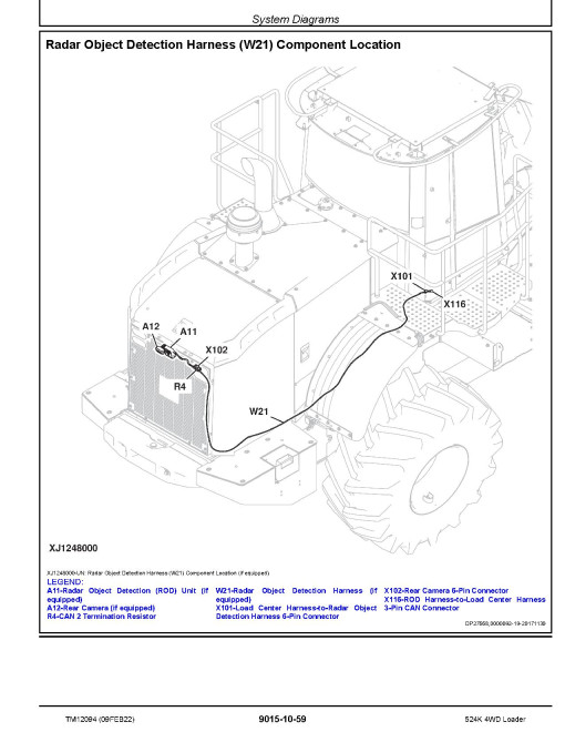 John Deere 524K (SN: D642246-670307) 4WD Loaders with T3 Engine 6068HDW74 Operation and Test Manual (TM12094) John Deere 524K (SN: D642246-670307) 4WD Loaders with T3 Engine 6068HDW74 Operation and Test Manual (TM12094)