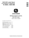 John Deere 624K (SN: 642635-658064) 4WD Loaders with Engine 6068HDW79 (T3), 6068HDW83 (S2) Repair Manual (TM12104)