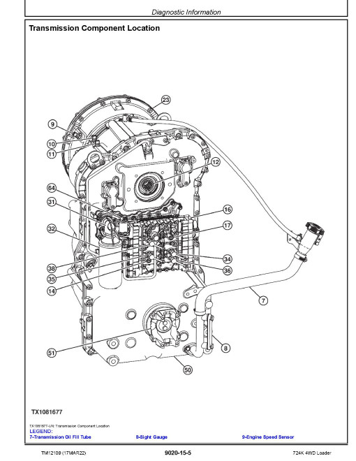 John Deere 724K (SN: E634315-658064) 4WD Loaders with iT4 Engines 6090HDW13 Operation and Test Manual (TM12109) John Deere 724K (SN: E634315-658064) 4WD Loaders with iT4 Engines 6090HDW13 Operation and Test Manual (TM12109)