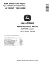 John Deere 824K (SN: 641970-664099) 4WD Loaders with Engines 6135HDW01 (T3), 6135HDW03 (S2) Repair Manual (TM12116)