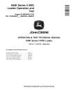 John Deere 844K Series II (SN: E645194-664097) 4WD Loaders with iT4 Engines 6135HDW02 Operation and Test Manual (TM12117)