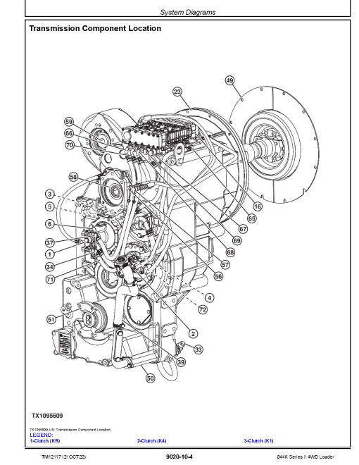 John Deere 844K Series II (SN: E645194-664097) 4WD Loaders with iT4 Engines 6135HDW02 Operation and Test Manual (TM12117) John Deere 844K Series II (SN: E645194-664097) 4WD Loaders with iT4 Engines 6135HDW02 Operation and Test Manual (TM12117)
