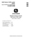 John Deere 844K Series II (SN: 642008-664095) 4WD Loaders with Engine 6135HDW01 (T3), 6135HDW03 (S2) Repair Manual (TM12120)