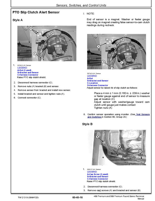 John Deere 469 Premium and 569 Premium Round Balers Technical Manual (TM121319) John Deere 469 Premium and 569 Premium Round Balers Technical Manual (TM121319)