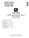 John Deere 250GLC Crawler Excavators (SN. from 608001) Operation and Test Manual (TM12171)