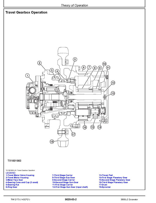 John Deere 350GLC Crawler Excavators (SN. from 808001) Operation and Test Manual (TM12173) John Deere 350GLC Crawler Excavators (SN. from 808001) Operation and Test Manual (TM12173)