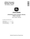 John Deere 870GLC (SN. from E870001) Crawler Excavators Operation and Test Manual (TM12176)