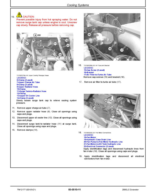 John Deere 250GLC Crawler Excavators (SN. from 608001) Repair Manual (TM12177) John Deere 250GLC Crawler Excavators (SN. from 608001) Repair Manual (TM12177)
