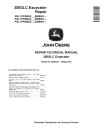 John Deere 350GLC (SN. from C808001) Crawler Excavators Repair Manual (TM12179)