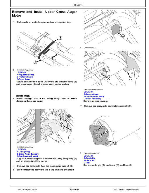 John Deere 415D, 420D, 425D, 430D, 435D and 440D Draper Platforms Technical Manual (TM121919) John Deere 415D, 420D, 425D, 430D, 435D and 440D Draper Platforms Technical Manual (TM121919)