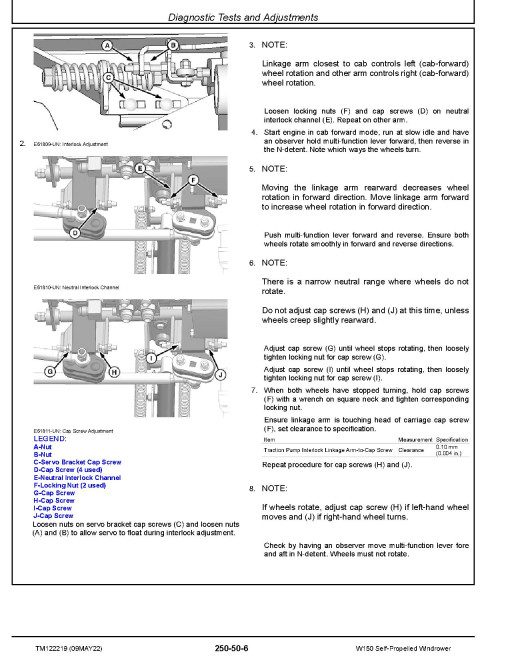 John Deere W150 Self-Propelled Windrowers Technical Manual (TM122219) John Deere W150 Self-Propelled Windrowers Technical Manual (TM122219)