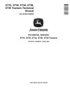 John Deere X710, X730, X734, X738 and X739 Lawn Tractors Technical Manual (TM122719)