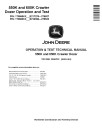 John Deere 550K and 650K Crawler Dozers (SN: E216396-275533) Operation and Test Manual (TM12288)