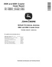 John Deere 550K and 650K Crawler Dozers (SN: E216396-275533) Repair Manual (TM12289)