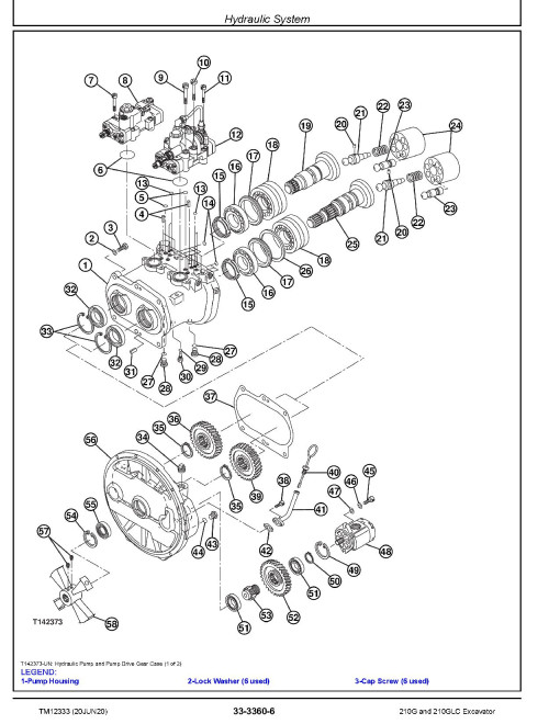 John Deere 210G and 210GLC Crawler Excavators (SN. from E520001) Repair Manual (TM12333) John Deere 210G and 210GLC Crawler Excavators (SN. from E520001) Repair Manual (TM12333)