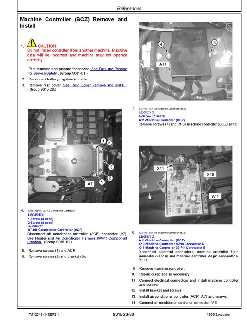 John Deere 130G (SN. from E040001) Crawler Excavators Operation and Test Manual (TM12348) John Deere 130G (SN. from E040001) Crawler Excavators Operation and Test Manual (TM12348)