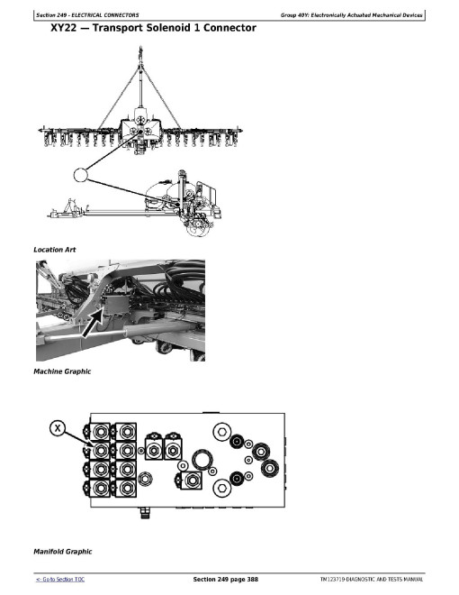 John Deere 1775NT 24-Row (SN. up to 760100) Planters with ExactEmerge Row Units Diagnostic Manual (TM123719)
