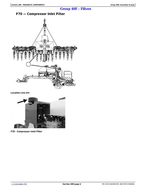 John Deere 1795 (SN. up to 765100) Planters with ExactEmerge Row Units Diagnostic Manual (TM123819)