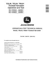 John Deere 703JH, 753JH and 759JH Tracked Harvesters (SN from C220453) Operation and Test Manual (TM12382)