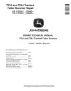 John Deere 753J and 759J Tracked Feller Bunchers (SN. from C220453) Repair Manual (TM12397)