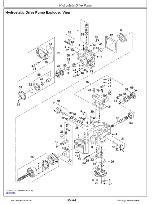 John Deere 1850 High Reach Cane Loaders Repair Manual (TM124019) John Deere 1850 High Reach Cane Loaders Repair Manual (TM124019)