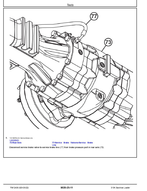 John Deere 310K (SN. from E219607) Backhoe Loaders Operation and Test Manual (TM12435) John Deere 310K (SN. from E219607) Backhoe Loaders Operation and Test Manual (TM12435)