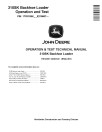 John Deere 310SK Side Shift Backhoe Loaders (SN. from E219607) Operation and Test Manual (TM12459)
