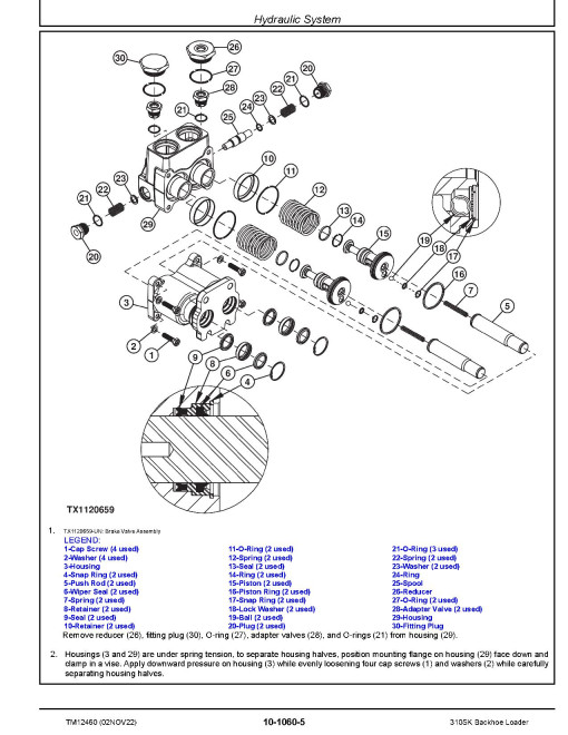 John Deere 310SK Side Shift Backhoe Loaders (SN. from E219607) Repair Manual (TM12460) John Deere 310SK Side Shift Backhoe Loaders (SN. from E219607) Repair Manual (TM12460)