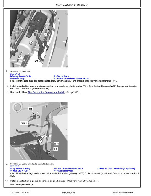 John Deere 310SK Side Shift Backhoe Loaders (SN. from C219607, D219607) Repair Manual (TM12466) John Deere 310SK Side Shift Backhoe Loaders (SN. from C219607, D219607) Repair Manual (TM12466)
