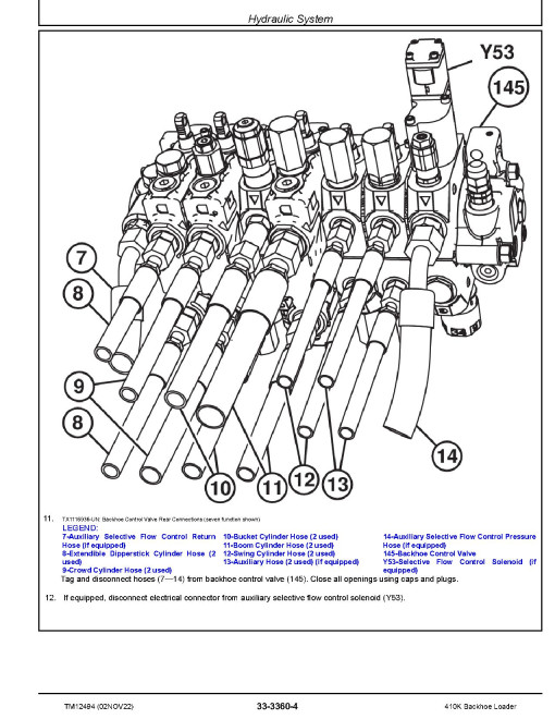 John Deere 410K Backhoe Loaders (SN. from E219607) Repair Manual (TM12494) John Deere 410K Backhoe Loaders (SN. from E219607) Repair Manual (TM12494)