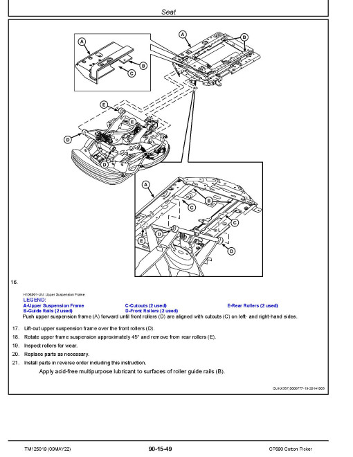 John Deere CP690 Cotton Pickers Repair Manual (TM125019) John Deere CP690 Cotton Pickers Repair Manual (TM125019)