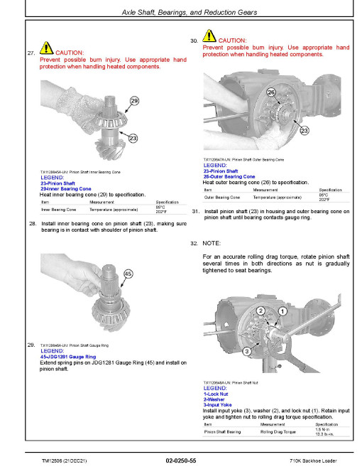 John Deere 710K Backhoe Loaders (SN. from E219607) Repair Manual (TM12506) John Deere 710K Backhoe Loaders (SN. from E219607) Repair Manual (TM12506)