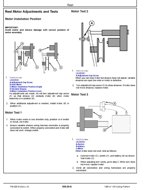 John Deere 109R and 112R Cutting Platforms Technical Manual (TM125519) John Deere 109R and 112R Cutting Platforms Technical Manual (TM125519)