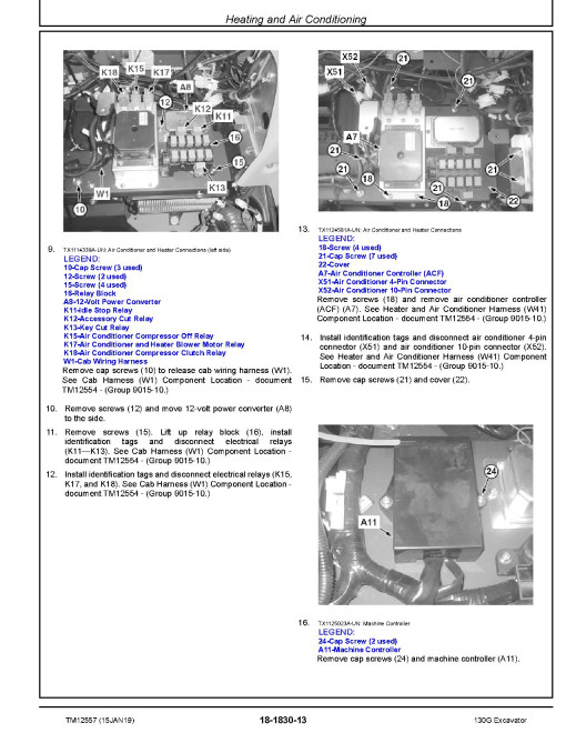 John Deere 130G (SN. from D040001) Crawler Excavators Repair Manual (TM12557) John Deere 130G (SN. from D040001) Crawler Excavators Repair Manual (TM12557)