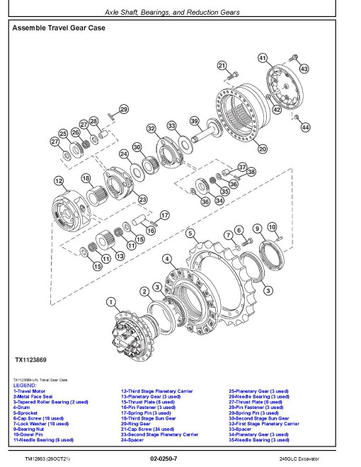 John Deere 245GLC (SN. from E600001) Crawler Excavators Repair Manual (TM12663) John Deere 245GLC (SN. from E600001) Crawler Excavators Repair Manual (TM12663)