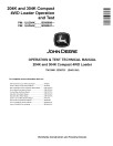 John Deere 204K and 304K Compact 4WD Loaders (SN. from B030847) with iT4 Engines Operation and Test Manual (TM12985)